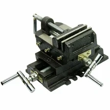 Cross Slide Vise 4" inch Wide Drill Press X - Y Clamp Milling Heavy Duty 2 Way