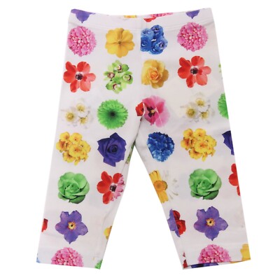 6389AC leggings bimba MONNALISA white/multicolor pant kid