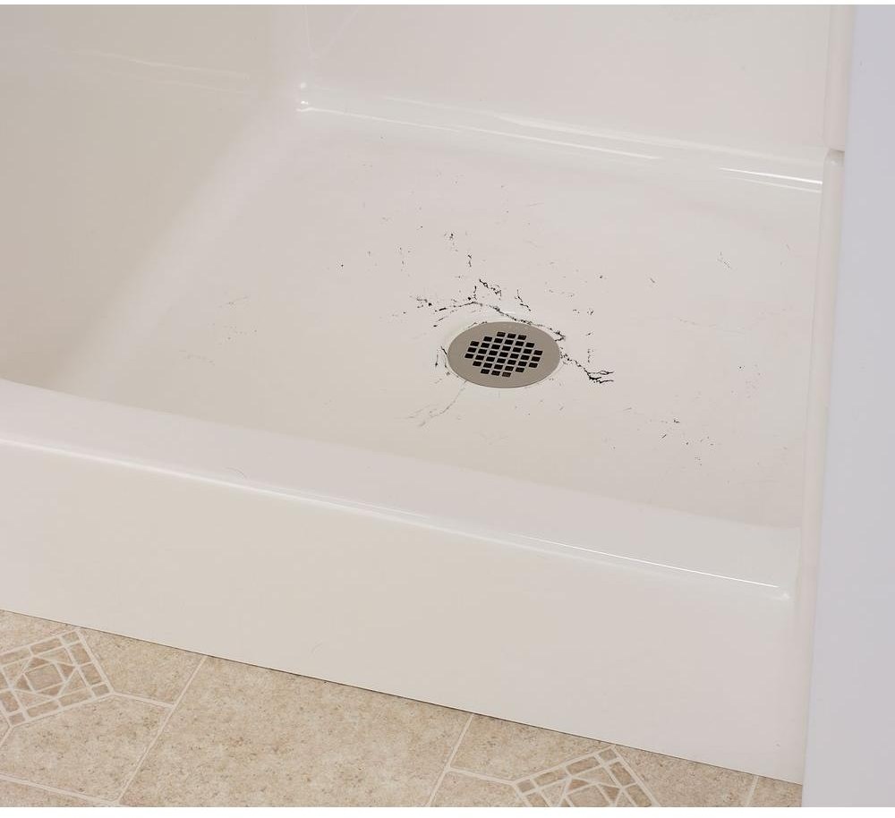 Shower Bath Bathtub Tub Floor Repair Inlay Kit White 22 in. W x 40 in