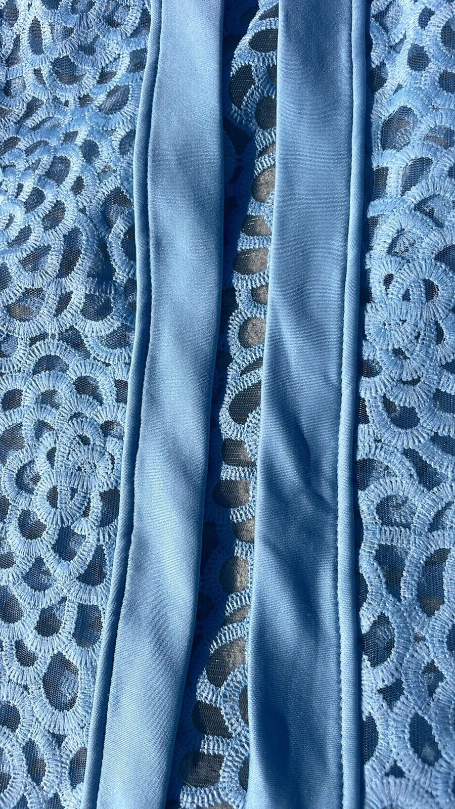 Vintage? Powder blue formal jacket women's size x… - image 4