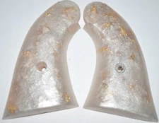 Richland Arms 1863 pistol grips pearl with gold leaf plastic with screw