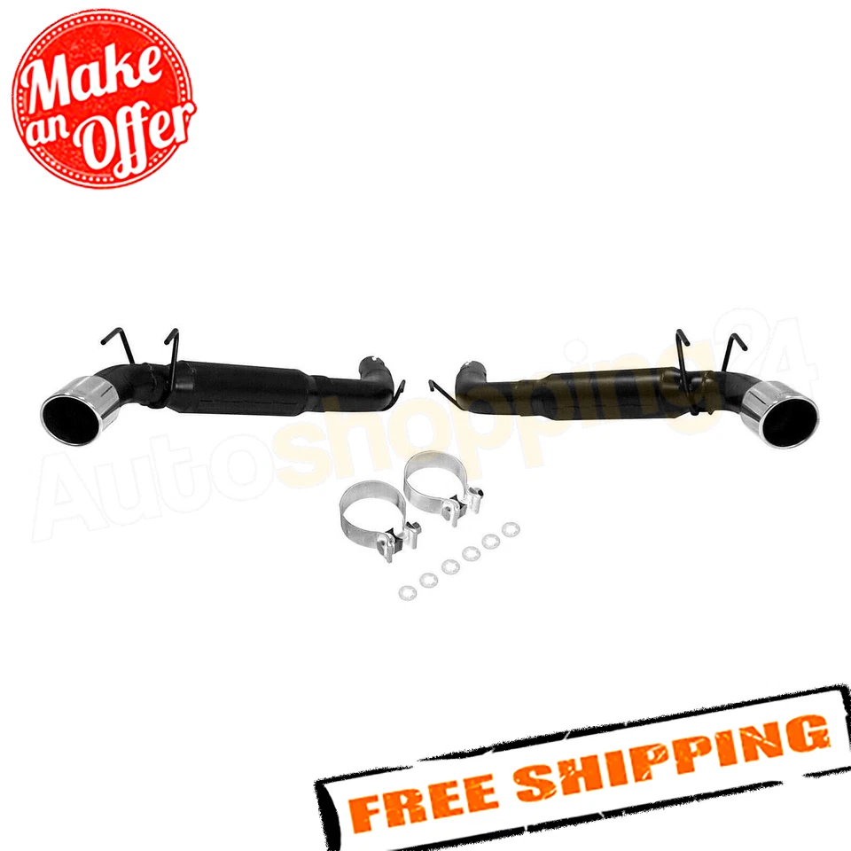Flowmaster 2.5" In 3" Out Axle Back Exhaust for 2010-2013 Chevy Camaro SS 6.2L - Imagem 2 de 4