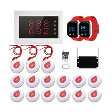 Caregiver Pager System Nursing Pagers Wireless Calling System with 1 Display ...