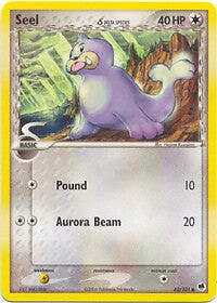 Pokemon EX Dragon Frontiers  62/101 Seel Card