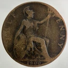 1900 Victoria Half Penny — photo from another recent sale