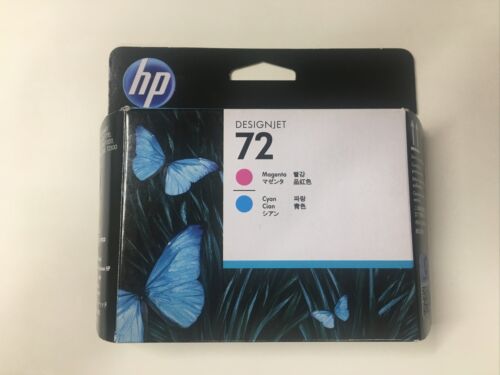 Tête d'impression HP originale 72 magenta / cyan C9383A (10/2019) dans son emballage d'origine avec facture - Photo 1/2