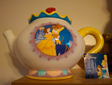DISNEY ITEM NO. 24320 BEAUTY AND THE BEAST TEA POT 30 OZ. NO BOX.VERY VERY GOOD