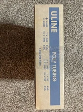 ULINE S-3520 1"X 1” 1500 ' 2MIL Poly Tubing