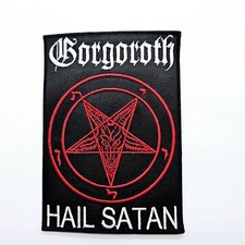 Gorgoroth Hail Satan EMBROIDERED PATCH