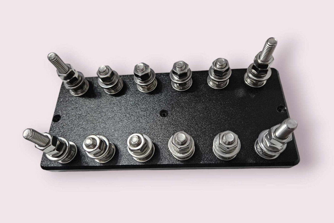 6 Spot ANL Fuse Holder - Heavy Duty HDPE Car Fuse Block L3 Audio - USA MADE -