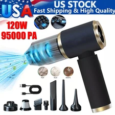 4 in 1 Upgrade Car Vacuum Cleaner Air Blower Wireless Handheld Rechargeable Mini