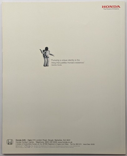 Original Honda Jazz 50 Page Glossy Promotional Brochure, 2008. - Picture 7 of 8