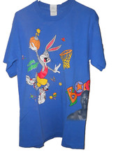 VTG 1993 HARE JORDAN T Shirt Bugs Bunny LOONEY TUNES NIKE LARGE MADE IN USA
