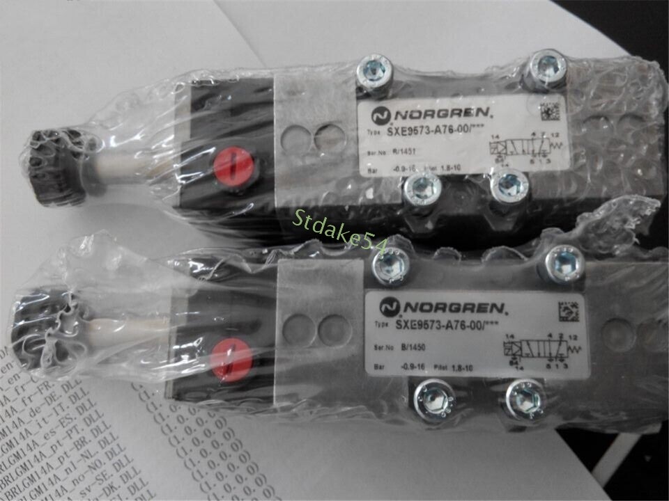 SXE9573-180-00 Quantity:1 New NORGREN SXE9573-180-00 Solenoid