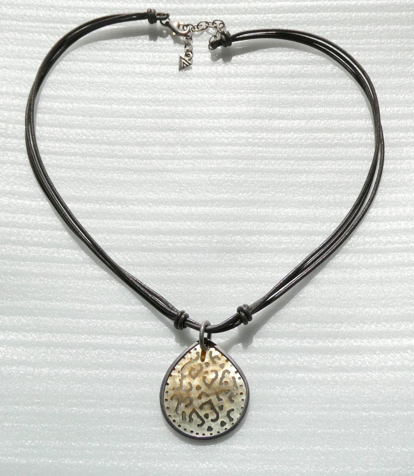 Silpada Sterling Silver Openwork Shell Pendant Ne… - image 13