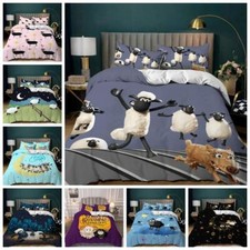 Shaun das Schaf Bettwäsche Set Bettbezug Kissenbezug 135x200|200x200|220x240 