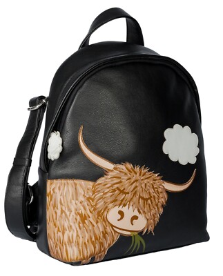 cow leather backpack