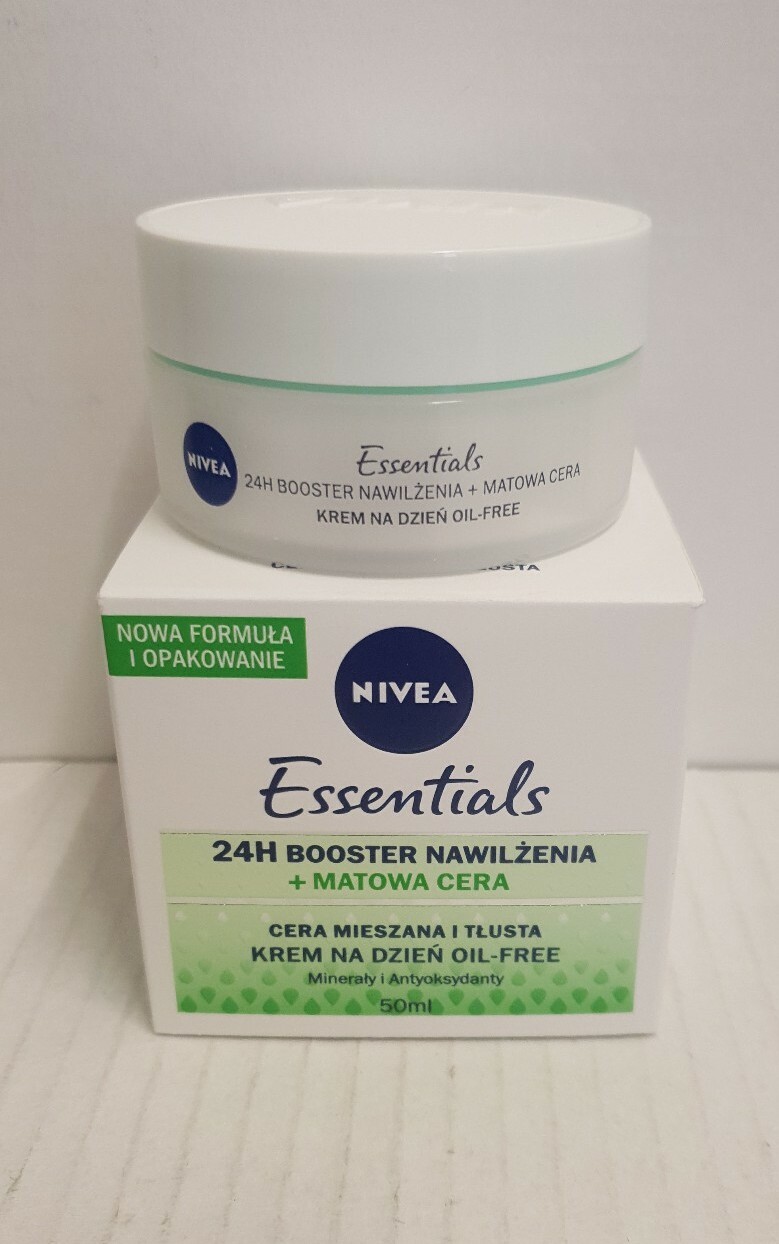 NIVEA Daily Essentials Oil Free 24hr Moisture boost Day Cream 50ml x 2