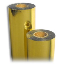 Rotolo Lamina Stampa a Caldo Oro Metallizzato Larghezza 140mm X 120m