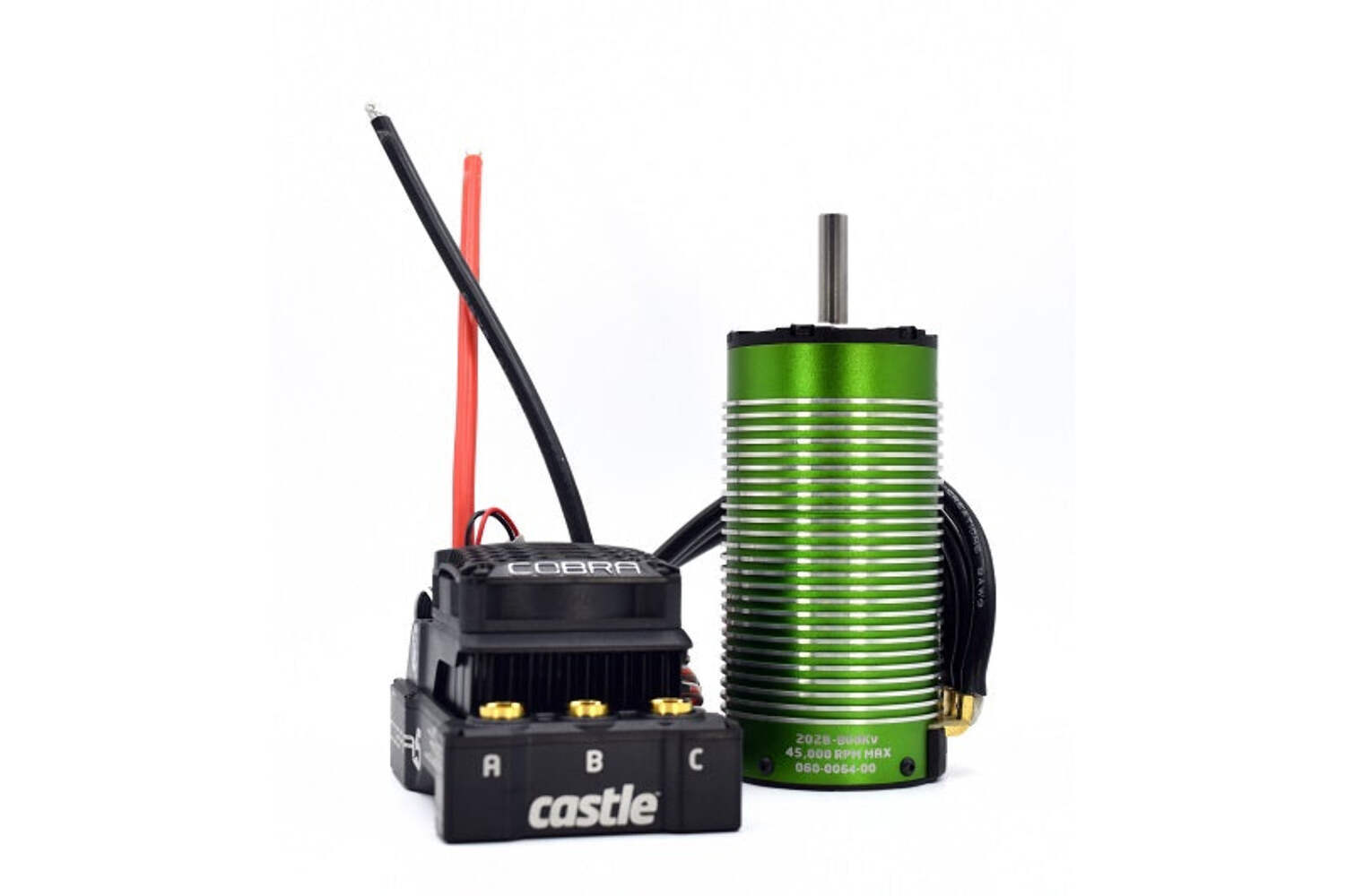 CASTLE CREATIONS COBRA 5 8S, 33.6V ESC, 20A PEAK BEC W/ 2028-800KV MOTOR CASTLE