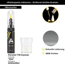 Lackstift f&uuml;r Porsche 718 Cayman Code: 92U Arktissilber