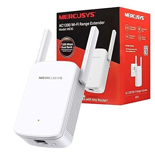 Potenzia la Tua Rete con MERCUSYS ME30 AC1200 Range Extender