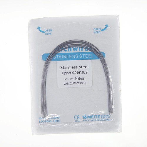 Dental Orthodontic Arch wire Stainless Steel S.S Round Rectangular Natural Form - Picture 3 of 10