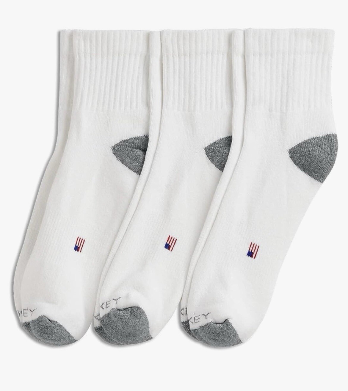 SAOLA Calze Jockey Uomo Made in America Crew Confezione da 3 Bandiera USA Sulla Suola Scarpa 7 12