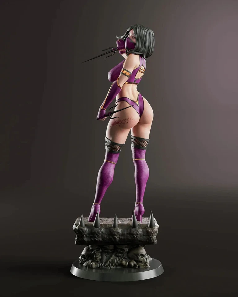 Mileena mortal kombat 25 cm figure/staeu, sla/pla 3d printed,Painted - Image 2 of 4