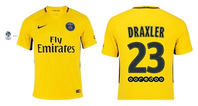 Trikot Nike Paris Saint-Germain 2017-18 Away Ligue 1