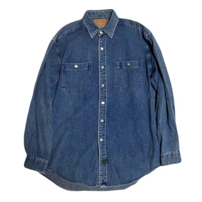 Vintage 90's Polo Country Denim Shirt with Polo Bear, Size L | eBay