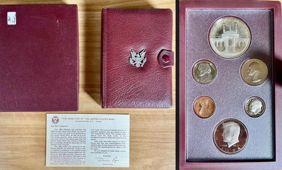 1983-S-1997-S 14 US Mint Prestige Proof Sets Complete Run 1996-S 10.8 ozt Silver - Image 4 of 4