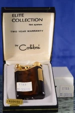 NOS Vintage Colibri FTR-370001 Elite Flint Lighter - Steampunk - W tags and Box