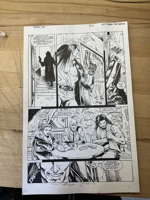 Vengeance Of Vampirella Issue #9 Page 12 Hand Inked Kevin Sharp Rod Ramos 1996