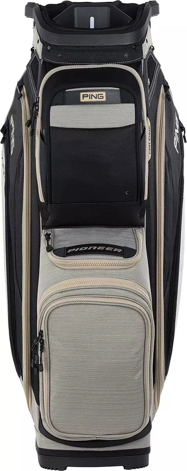 Bolso Carro PING 2026 Pioneer Color Azul Pizarra/Negro, Brezo Arena/Negro 16 Bolsillos Foto 2 de 4