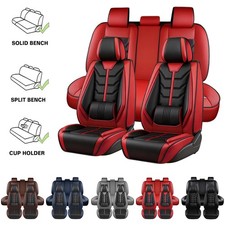 For Ford Escape Fusion Edge Maverick Luxury Leather Car Seat Covers Full Set