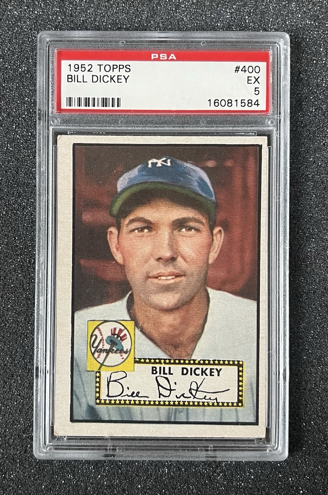 1952 Topps #400 Bill Dickey HOF  PSA 5 EX C96418