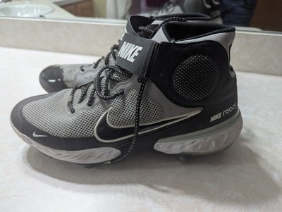 Nike Baseball Cleats Men's size 14 Grey Alpha Huarache Elite 3  CK0745-007