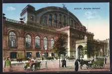 Berlin-Kreuzberg, Anhalter Bahnhof, postcard 