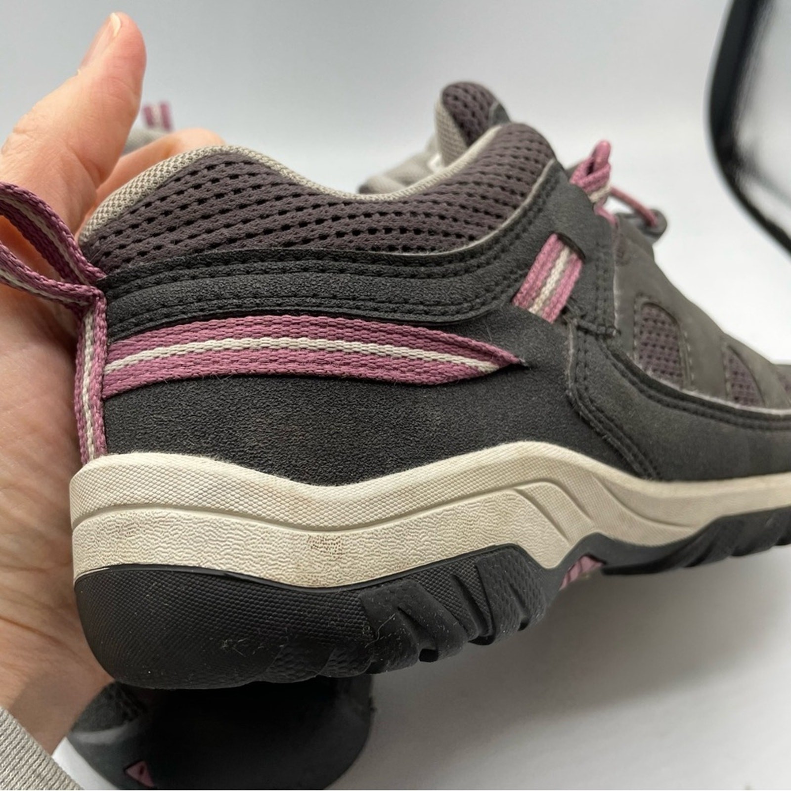 Scarpe da trekking outdoor Keen grigie e viola donna 36 sneakers comode basse