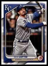 Nick Loftin 2024 Bowman #71 Royals MLB READ FREE SHIPPING AutographDen