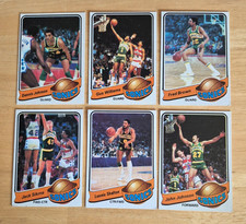 1979-80 79 Topps Basketball Seattle SuperSonics Team 6 card set Sikma Brown