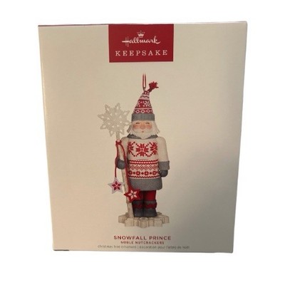 2023 Hallmark Snowfall Prince #5 Noble Nutcrackers Series Christmas Ornament NEW