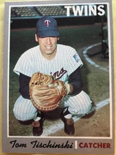 1970 Topps #379 Tom Tischinski Minnesota Twins EX-MT FREE SHIPPING