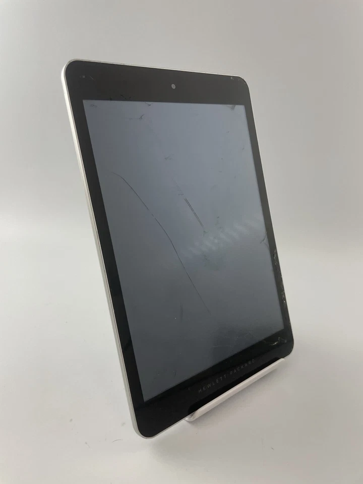 HP 8 G2 1411 Silver 8" 16GB Wi-Fi Android Tablet Cracked Spares & Repairs #D - Image 2 of 4
