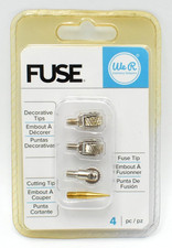 We R Memory Keepers Fuse 4 Pc Tool Tip Set - Decorative/Cutting/Fusing - Sealed