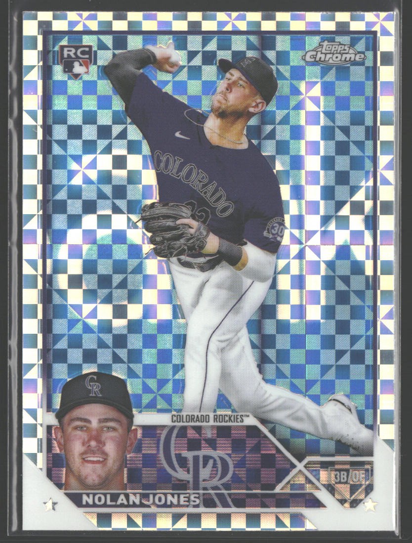2023 Topps Chrome #43 Nolan Jones X-Fractors