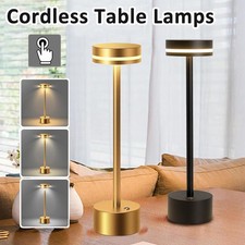 Rechargeable Cordless Table Lamp Portable Touch Sensor Dimmable LED Desk Lamps