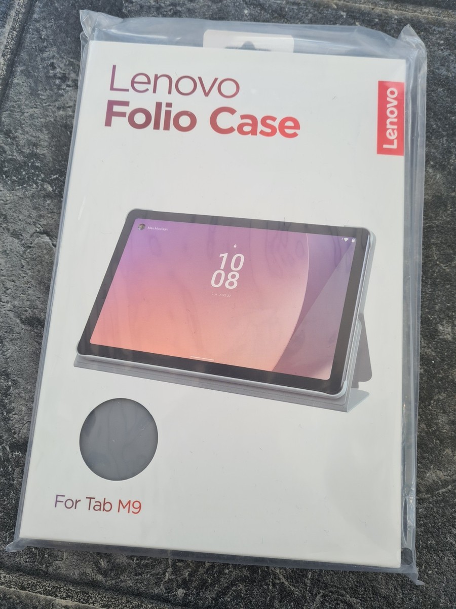 New Sealed Genuine Lenovo Folio Case For Tab M9 Grey (ZG38C04869