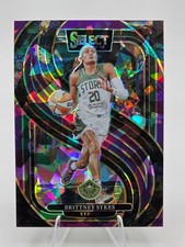 2025 Panini Select WNBA #162 Brittney Sykes Purple Ice Prizms #/149